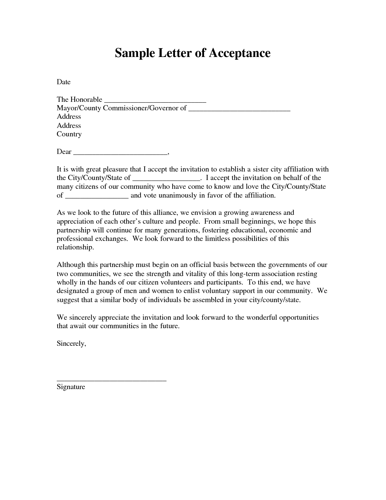 Tender Acceptance Letter Acceptance Period Depends On The Type Of intended for sizing 1275 X 1650