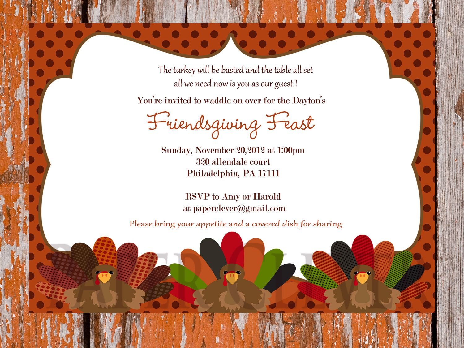 Thanksgiving Dinner Invitation Template Free Google Search regarding dimensions 1500 X 1125