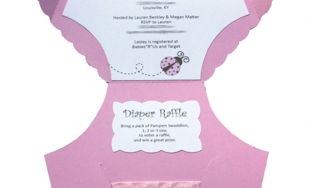 The Images Of Invitation Templates Free 1494x1600 Ba Shower Diaper for dimensions 1494 X 1600