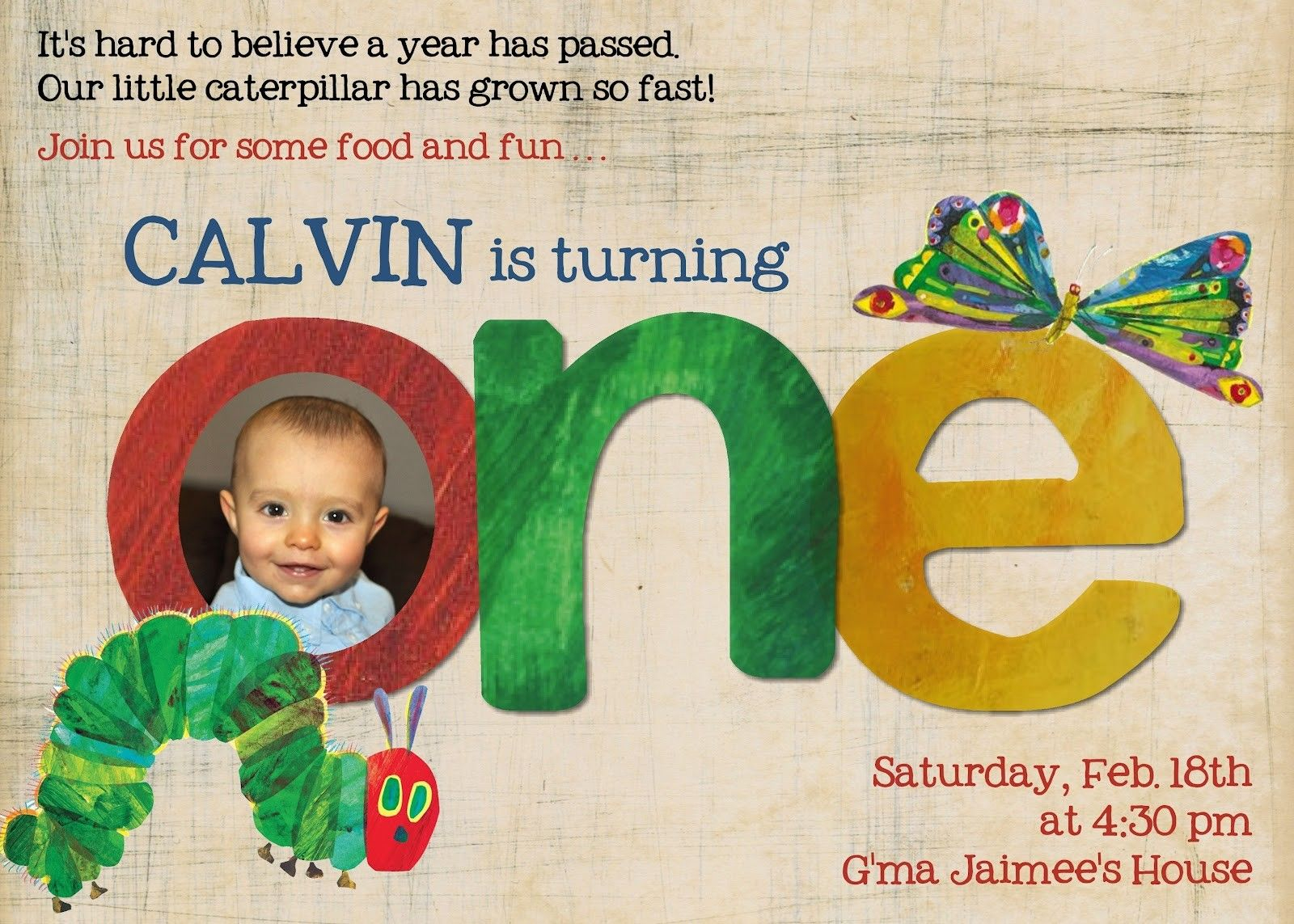 The Very Hungry Caterpillar Invitation Template Free Celebrations throughout sizing 1600 X 1143