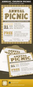 This Annual Church Picnic Invite Card Template Is Great For Any inside dimensions 590 X 1535