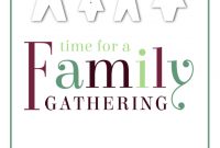 Time For A Family Gathering Free Printable Family Reunion throughout proportions 1542 X 2220