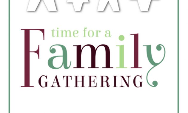 Time For A Family Gathering Free Printable Family Reunion throughout proportions 1542 X 2220