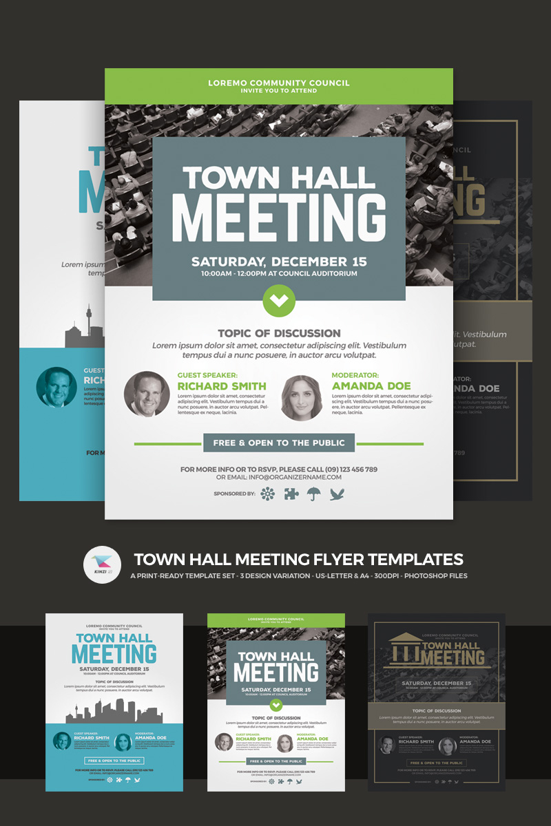 Town Hall Meeting Flyer Psd Template 66046 with regard to proportions 800 X 1200