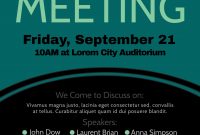 Townhall Meeting Poster Design Template Corporate Flyer Templates with measurements 2293 X 2970