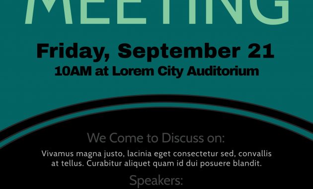 Townhall Meeting Poster Design Template Corporate Flyer Templates with measurements 2293 X 2970