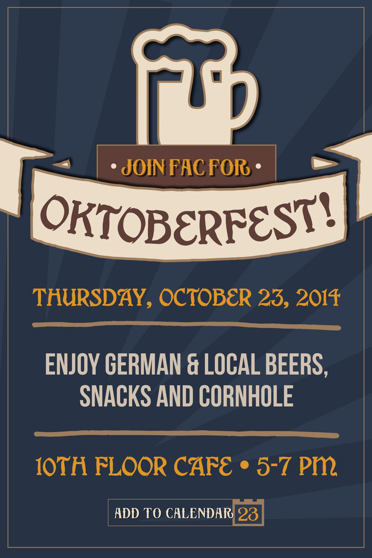 Trendy Blue Stripe Oktober Festival Beer Party Invitation Template intended for sizing 1280 X 1920