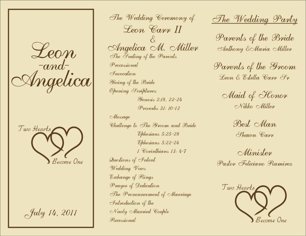 Trifold Wedding Program Wedding Printable Wedding Programs inside dimensions 1024 X 790