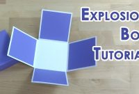 Tutorial Template Tealight Cake Explosion Box Youtube regarding sizing 1280 X 720