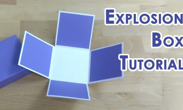 Tutorial Template Tealight Cake Explosion Box Youtube regarding sizing 1280 X 720