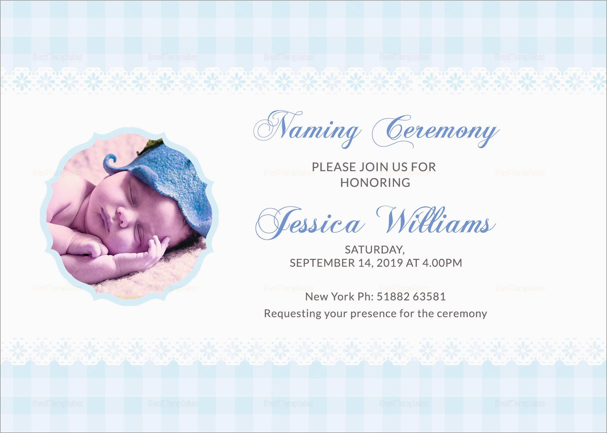 Unique Free Invitation Templates For Naming Ceremony Best Of Template in sizing 2100 X 1500