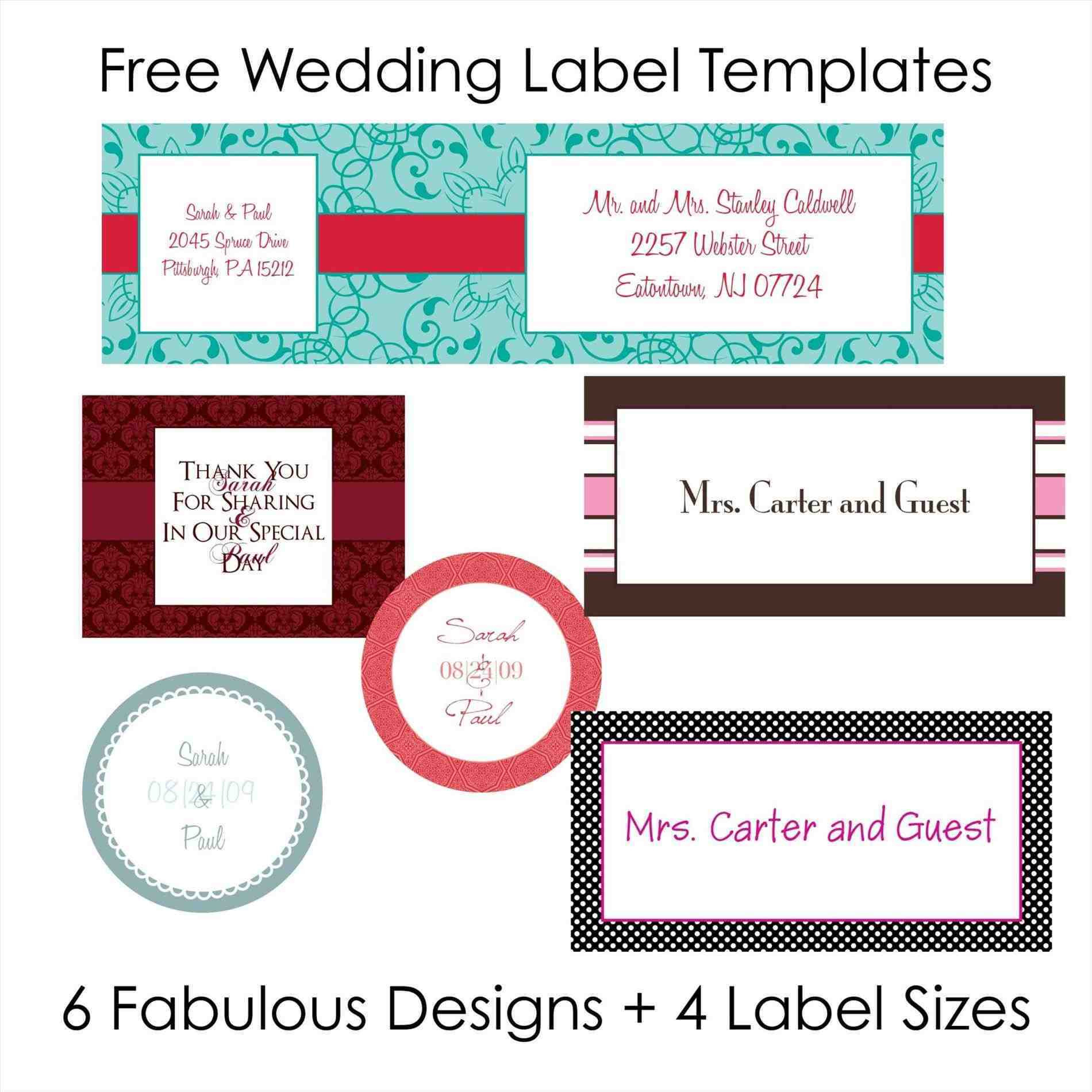 Unique Wedding Address Labels Template Acilmalumat regarding dimensions 1900 X 1900