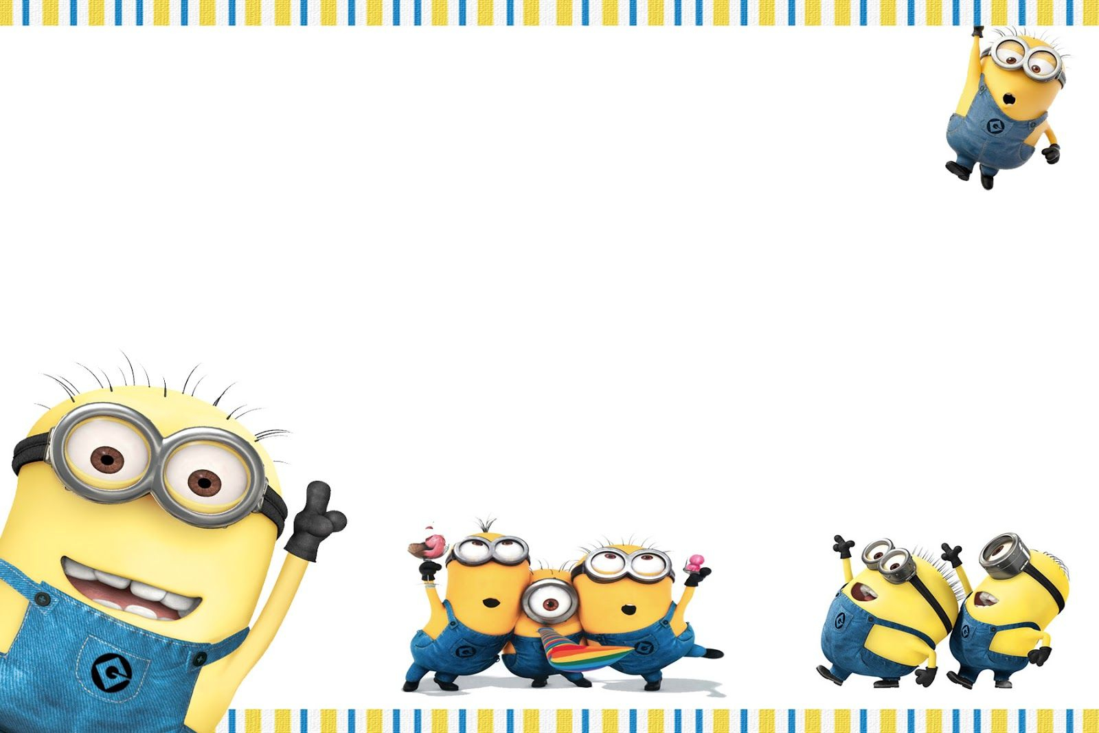 Updated Bunch Of Minion Birthday Party Invitations Ideas Free intended for dimensions 1600 X 1067
