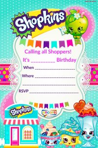 Updated Free Printable Shopkins Birthday Invitation Template throughout measurements 1200 X 1800