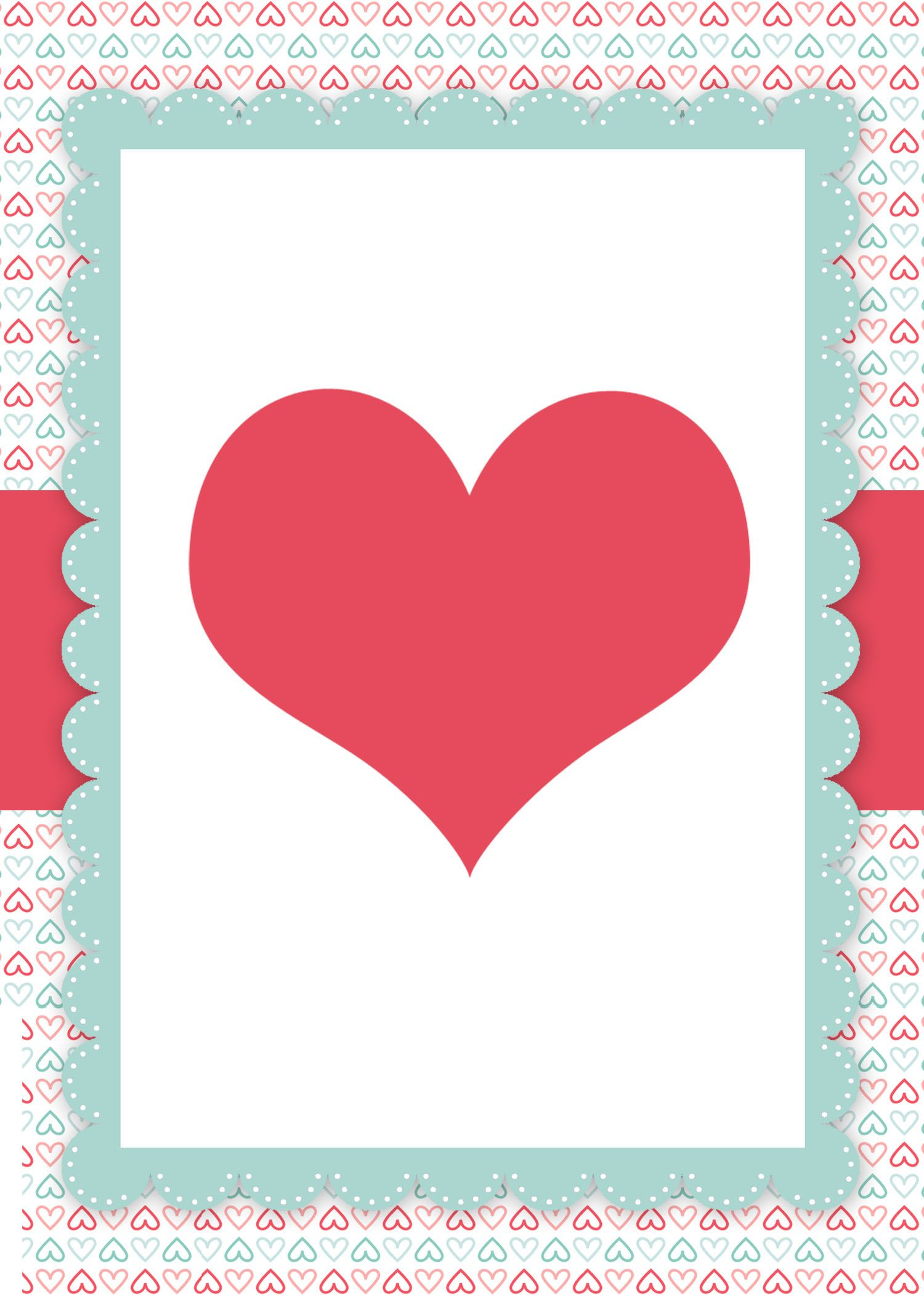 Valentines Day Party Free Printables Valentine Printables with measurements 1500 X 2100