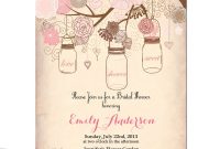 Vintage Bridal Shower Invitation Templates Free Projects To Try in measurements 1000 X 1000