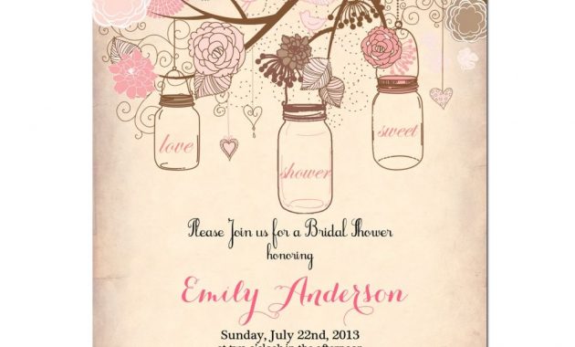 Vintage Bridal Shower Invitation Templates Free Projects To Try intended for measurements 1000 X 1000