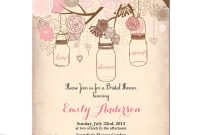 Vintage Bridal Shower Invitation Templates Free Projects To Try pertaining to proportions 1000 X 1000