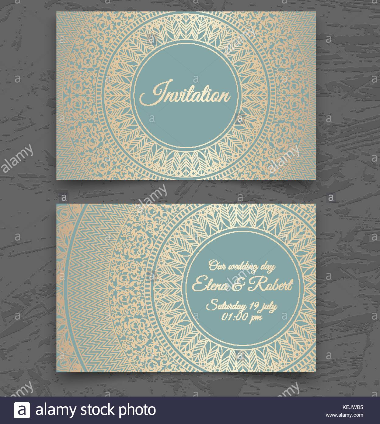 Vintage Wedding Invitation Or Business Card Templates Cover Design intended for proportions 1249 X 1390