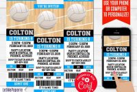 Volleyball Party Invitation Template Invitation Templates Free pertaining to sizing 794 X 1103