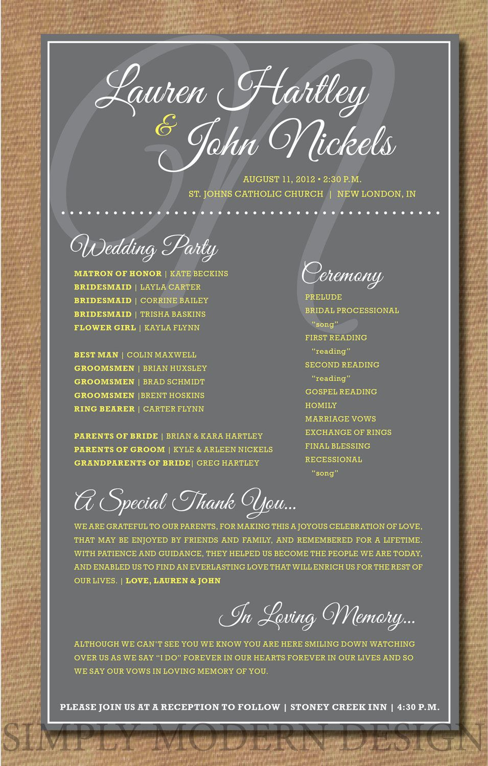 Wedding Ceremony Program Wedding Programs Elegant Ceremony Order pertaining to proportions 955 X 1500