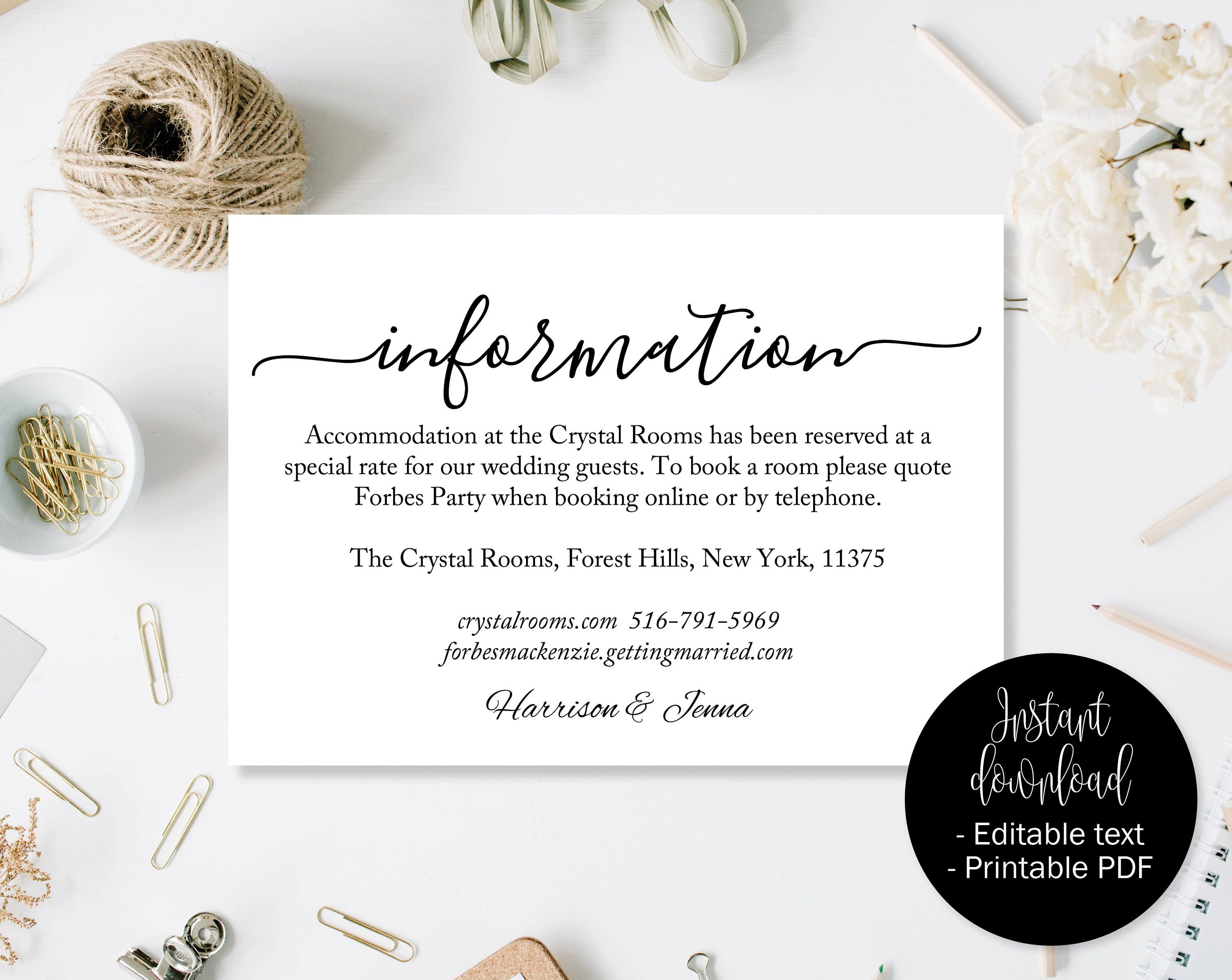 Wedding Guest Details Template Wedding Guest Accommodation within size 3000 X 2386