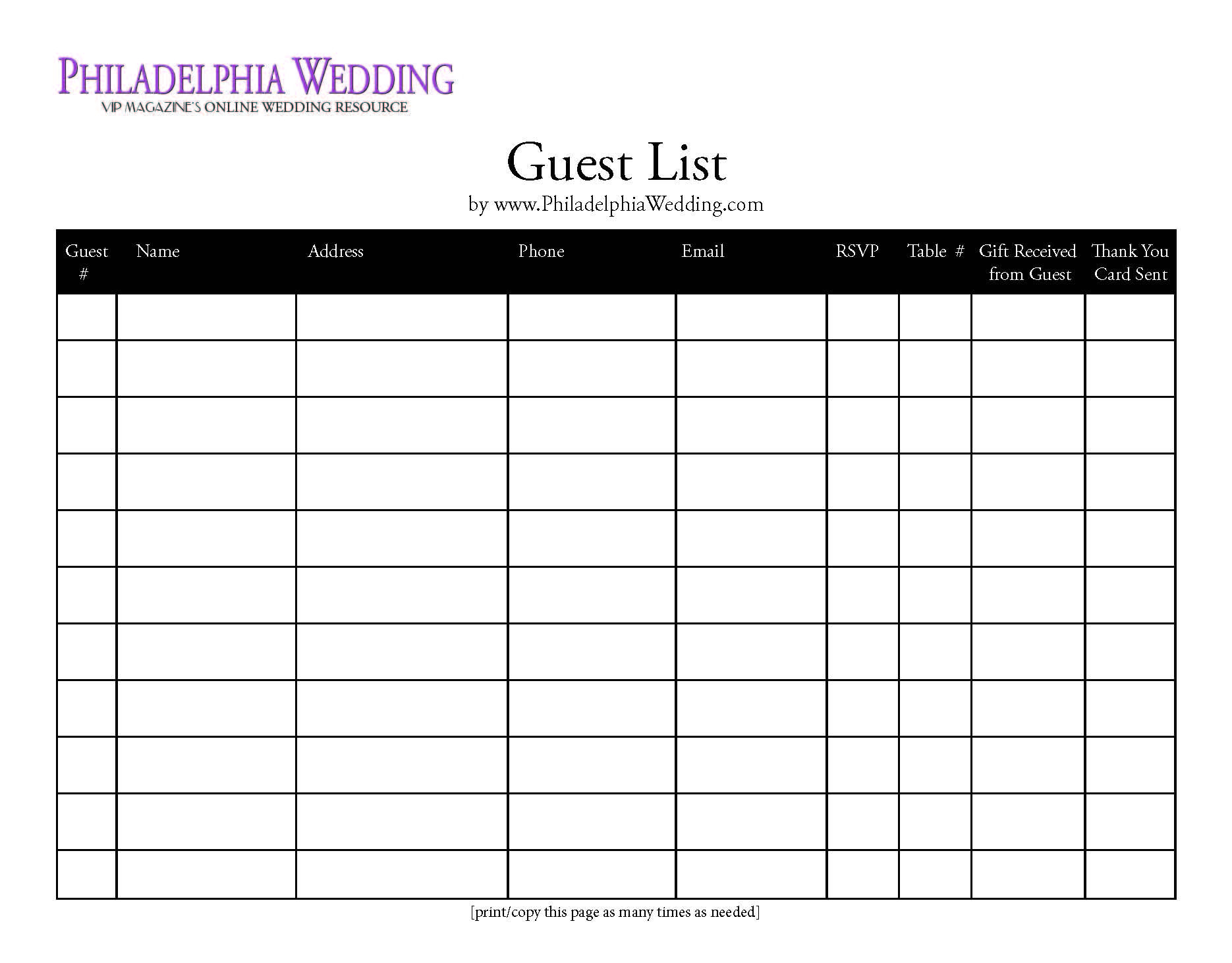 Wedding Guest List Template Wedding Wedding Wedding Guest throughout measurements 1870 X 1462