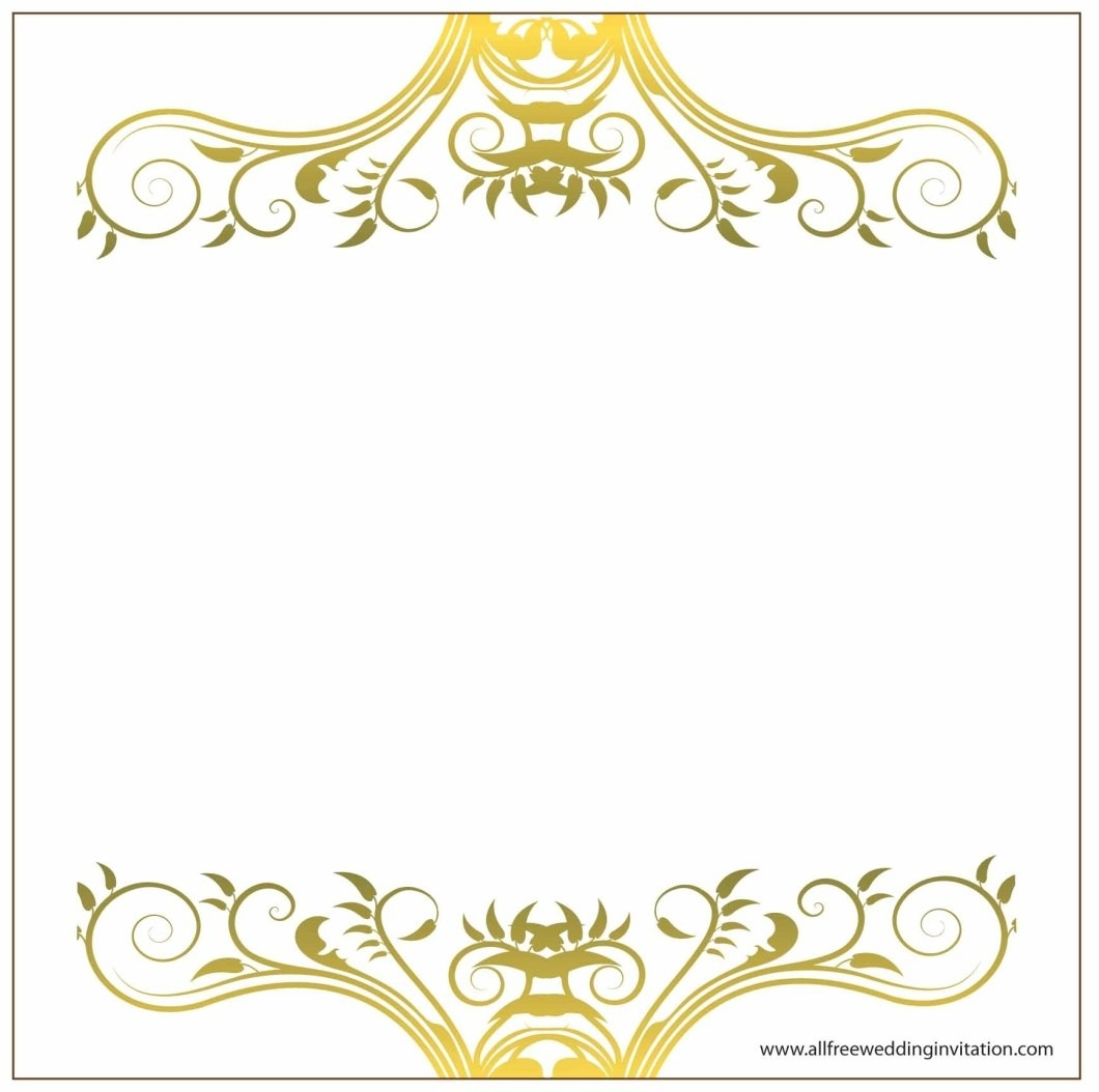 Wedding Invitation Border Templates Vectorborders throughout sizing 1060 X 1054