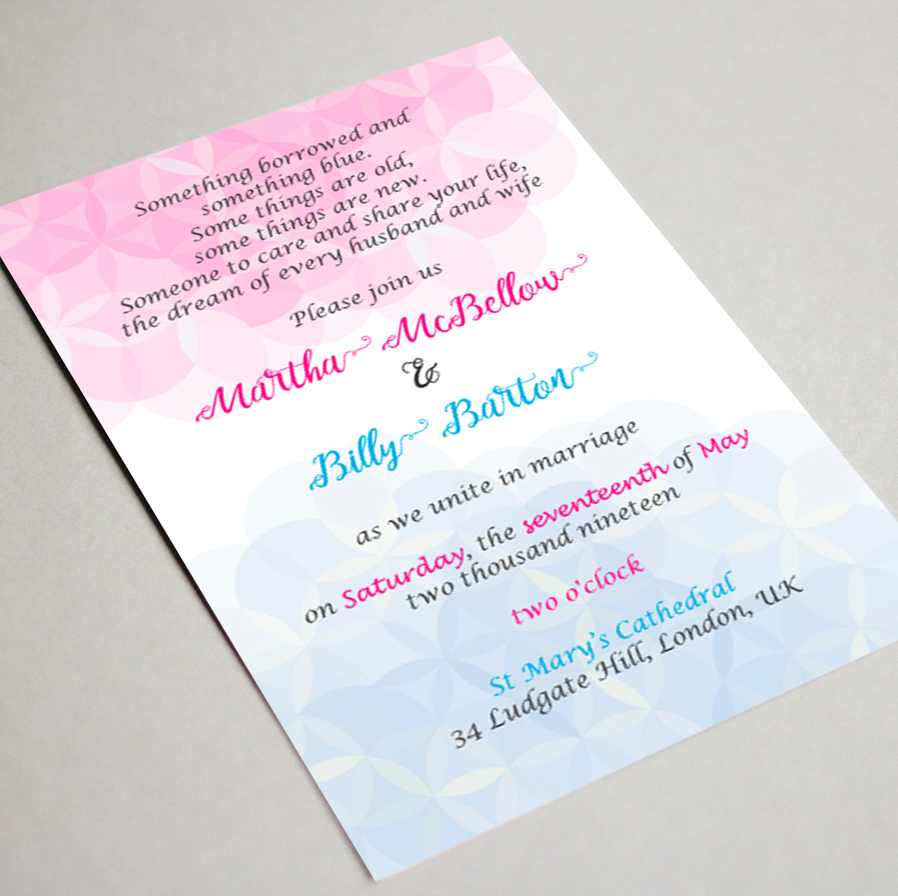 Wedding Invitation Card Template Flower Of Life Aya Templates inside measurements 1283 X 1280
