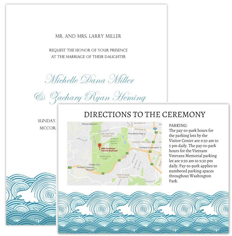 Wedding Invitation Maps intended for size 980 X 1000