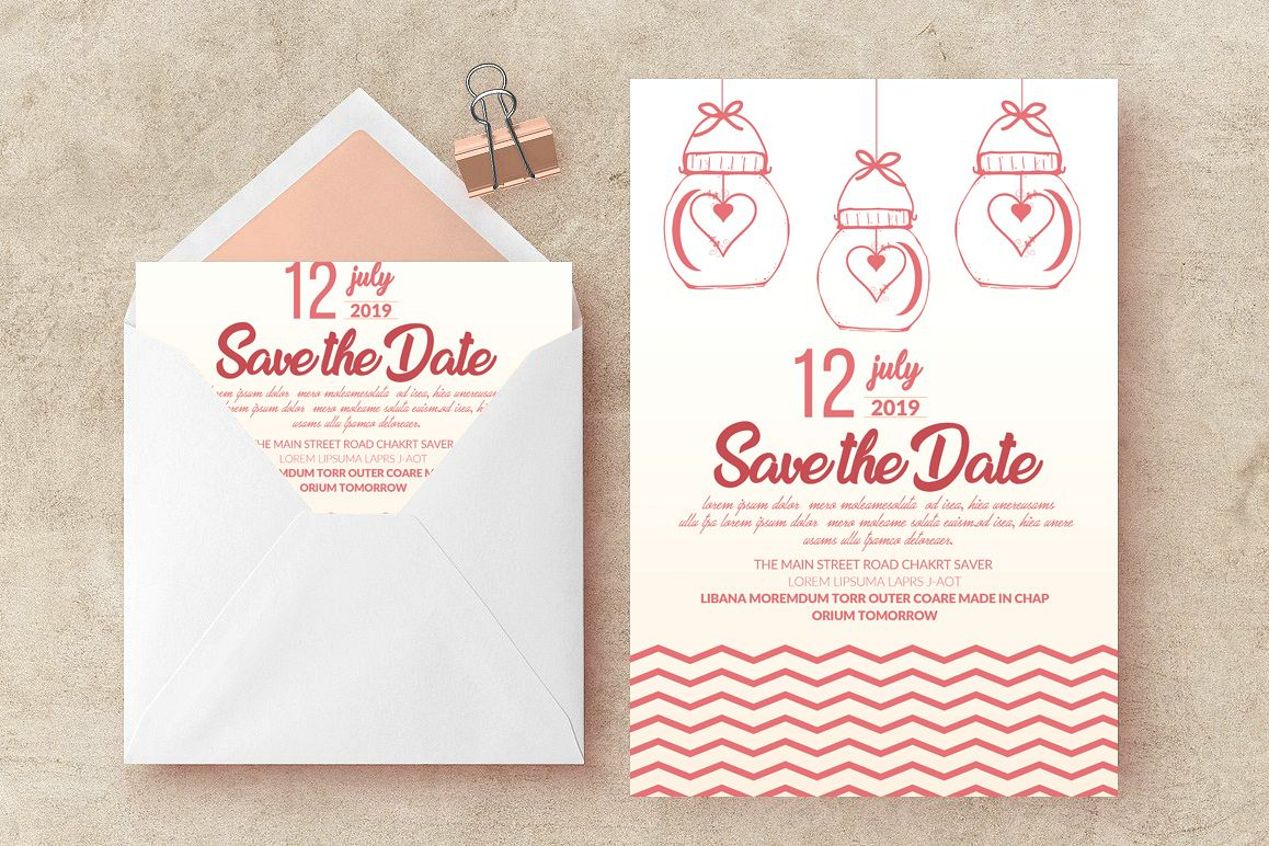 Wedding Invitation Psd Template for size 1158 X 772