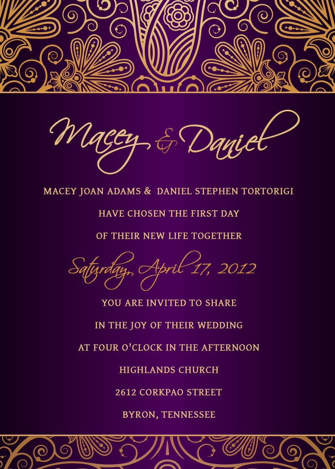Wedding Invitation Template Free Download Psd App Design Purple intended for dimensions 1071 X 1500