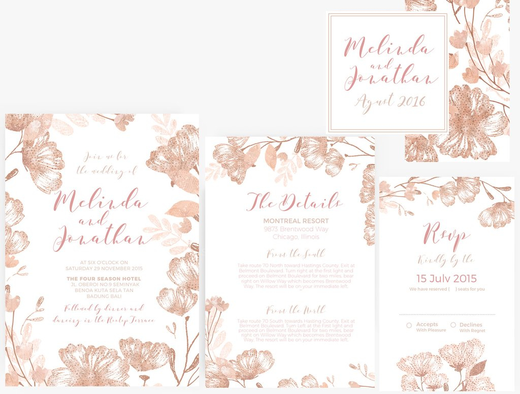 Wedding Invitation Template Ppt Invitation Templates Free within dimensions 1024 X 776