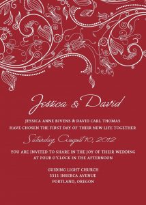 Wedding Invitation Template Red Invitation Templates Free intended for sizing 1920 X 2689