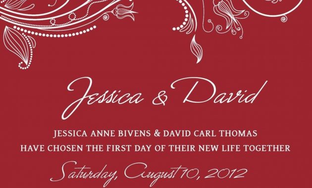 Wedding Invitation Template Red Invitation Templates Free intended for sizing 1920 X 2689