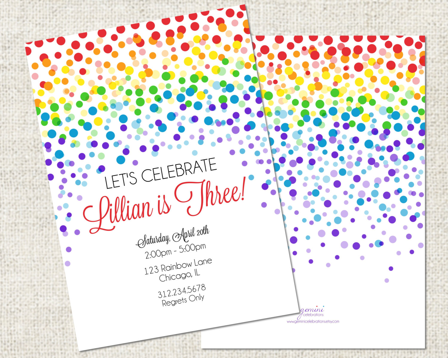 Wedding Invitation Templates Rainbow Beautiful Lets Celebrations pertaining to dimensions 1500 X 1202