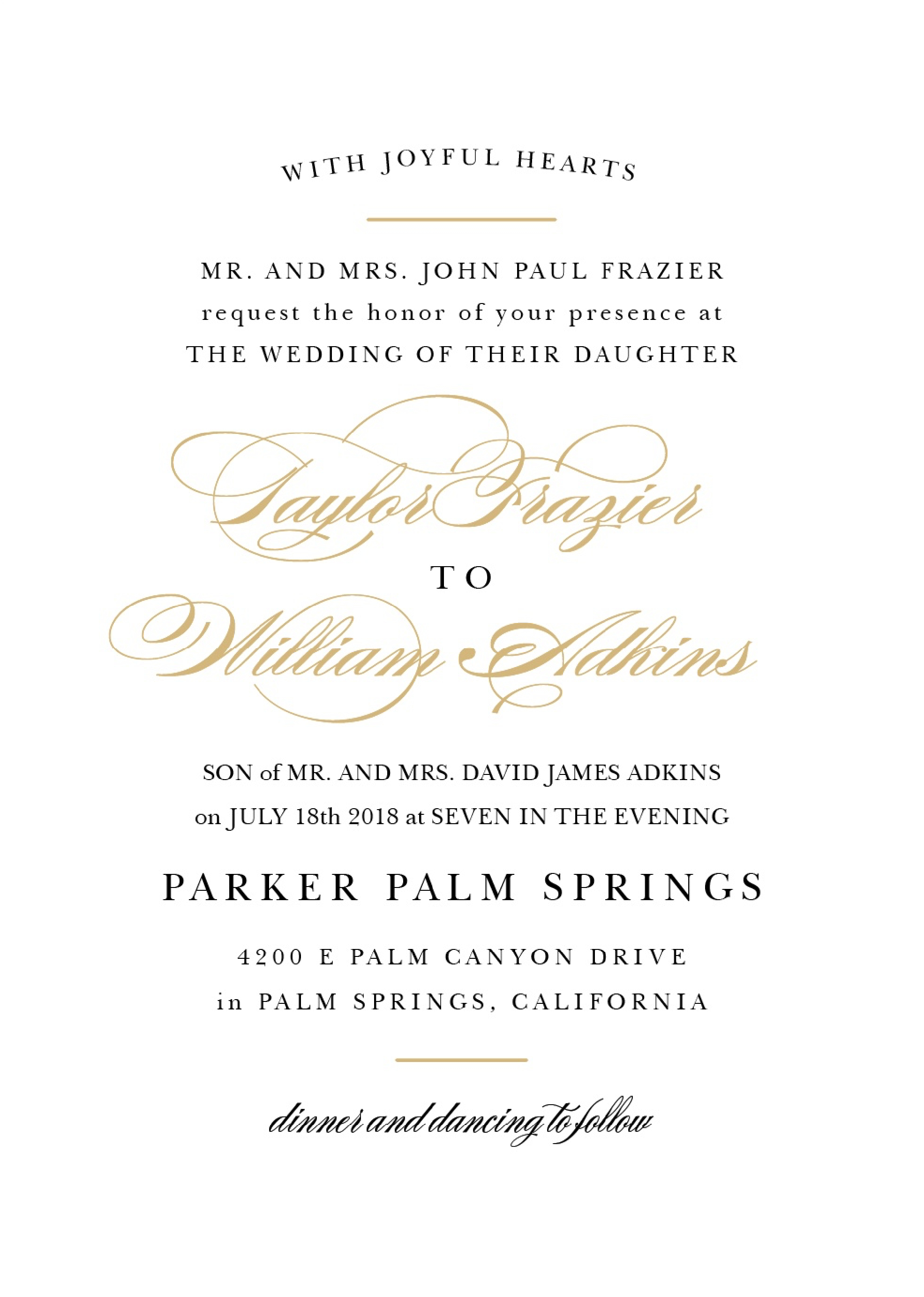 Wedding Invitation Wording Samples in measurements 1971 X 2765