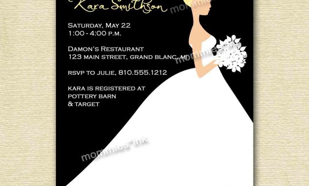 Wedding Shower Invitation Templates Photo Electronic Bridal Shower inside measurements 1499 X 1499