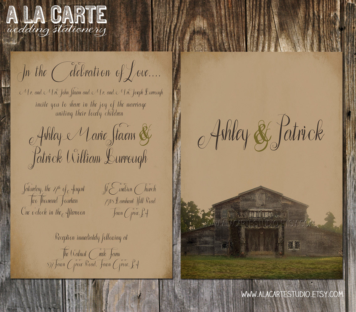 Western Wedding Invitation Templates Country Western Wedding with size 1134 X 992