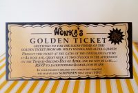 Willie Wonka Golden Ticket Invitations Willy Wonka Golden Ticket within proportions 1500 X 1081