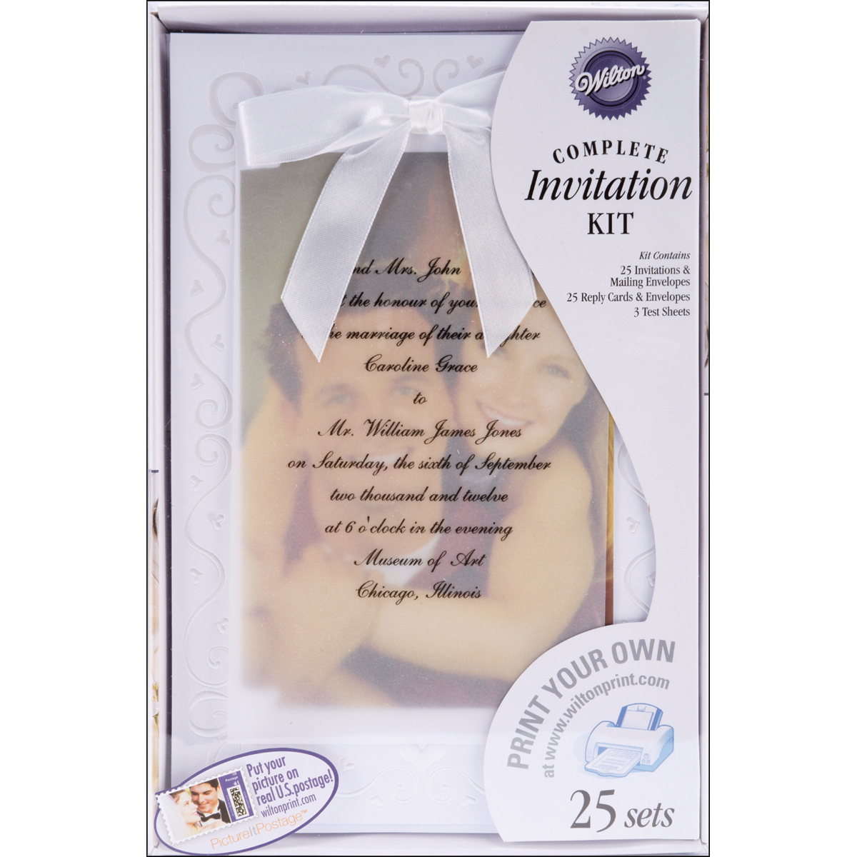 Wilton Print Your Own Invitations Kit The Two Of Us Walmart regarding proportions 1200 X 1200