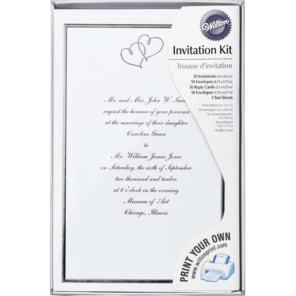 Wilton Wedding Invitation Kits Wilton Wedding Invitations Marina throughout proportions 1000 X 1000