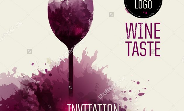 Wine Dinner Invitation Template Invitation Template Ideas throughout proportions 1500 X 1600