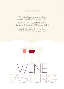 Wine Tasting Party Template Wine Tasting Invitations Free Party in size 1050 X 1450