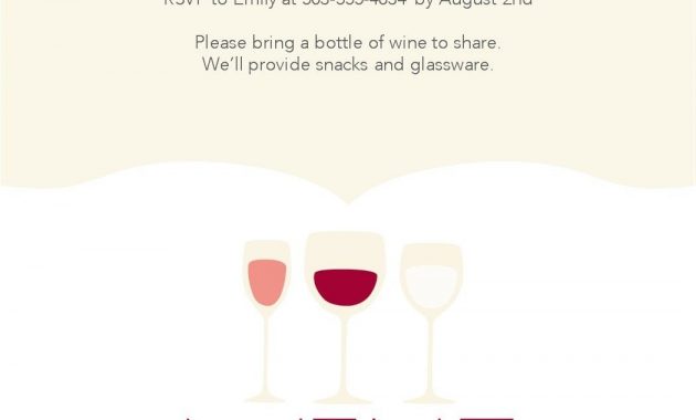 Wine Tasting Party Template Wine Tasting Invitations Free Party in size 1050 X 1450