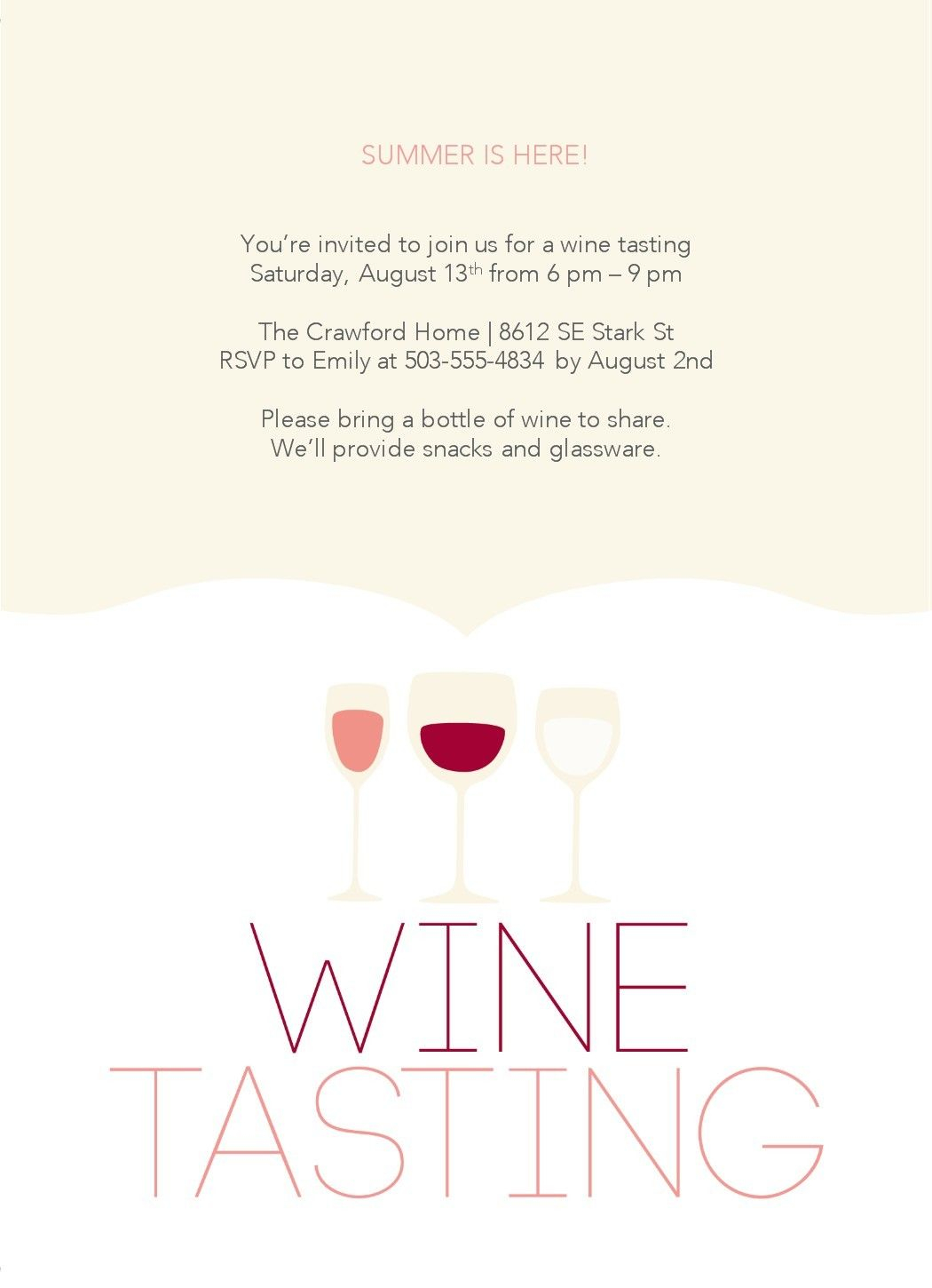 Wine Tasting Party Template Wine Tasting Invitations Free Party with regard to measurements 1050 X 1450