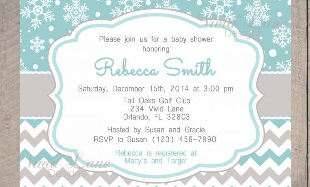 Winter Wonderland Ba Shower Invitations Templates Winter for measurements 1500 X 1233