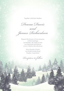 Winter Wonderland Wedding Invitation Template Can Also Be Used As in dimensions 1500 X 2100