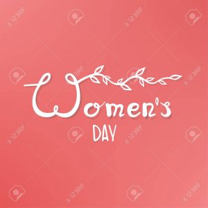 Womens Day Text Card Invitation Template Royalty Free Cliparts inside dimensions 1300 X 1300