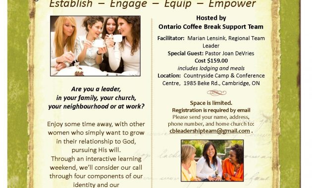 Womens Leadership Retreat Invitation Samples Women In with regard to proportions 1275 X 1650